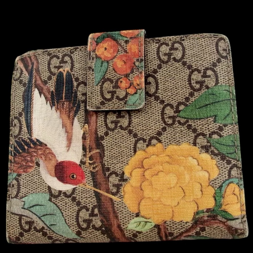 GUCCI GG Supreme Tian Bird Bifold Wallet 😍🔥 - Picture 8 of 17